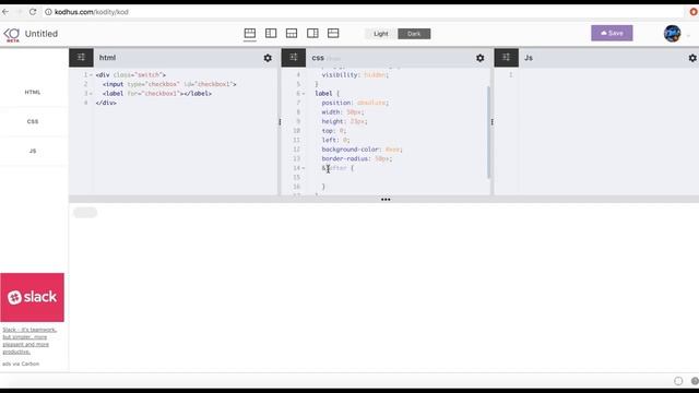 toggle switch using sass смотреть онлайн