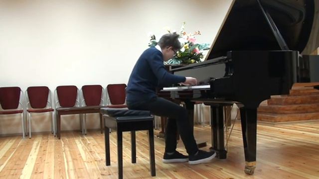 Rachmaninoff, "Fantasy piece", perfomed by Hleb Turuto (age 12) Piano, December 21, 2020 смотреть онлайн