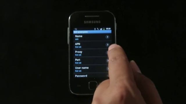 How to setup the Internet settings for Samsung GalaxyY which running Gingerbread OS (English) смотреть онлайн
