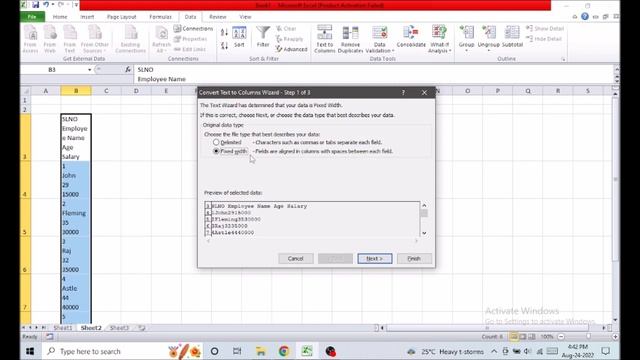 How to Split single cell into multiple column using Excel смотреть онлайн