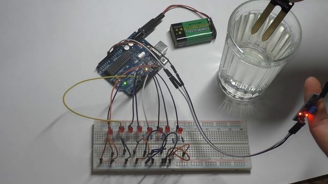 ДАТЧИК ВЛАЖНОСТИ ПОЧВЫ ДЛЯ ARDUINO смотреть онлайн