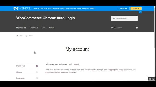 WooCommerce Google Chrome Auto Login Plugin - Overview смотреть онлайн