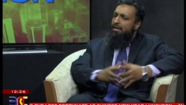 Sheikh Tawfique Chowdhury LIVE On Bernama Channel