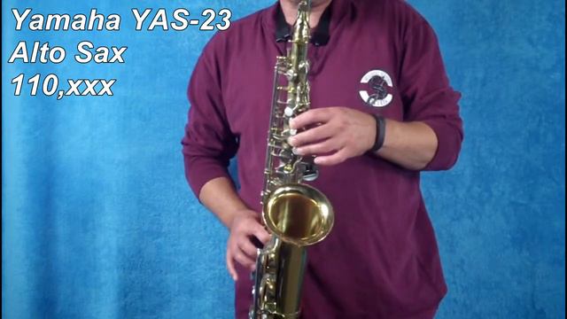Yamaha YAS 23 Alto Sax 110xxx смотреть онлайн