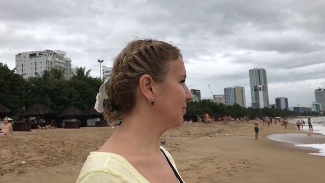 Вьетнам. Нячанг. 13 декабря 2016 года. Вид на море. смотреть онлайн