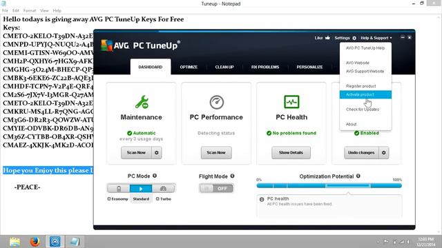 AVG Pc Tuneup Utilities 2015 Product License Key смотреть онлайн