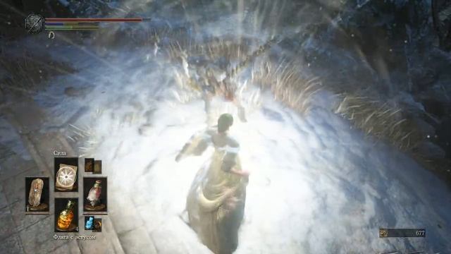 Как победить надоедливого фантома НПС с помощью чуда "Сила" в Dark Souls 3 гайд смотреть онлайн