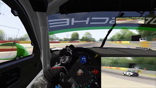 Assetto Corsa | Porsche 911 GT3 R | Spa смотреть онлайн
