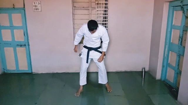 uchi uke block || karate online target || online practice and defence смотреть онлайн