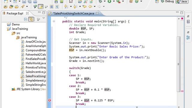 #18 Control Statement - switch in Java || Core Java in Tamil смотреть онлайн