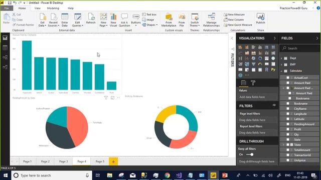 Power BI Session 2 | Power BI Free Training | Power BI in one hour | Power BI GURU смотреть онлайн