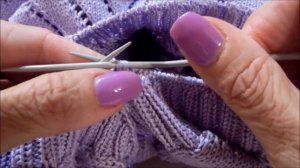 Как обработать V-образную горловину резинкой 2х2