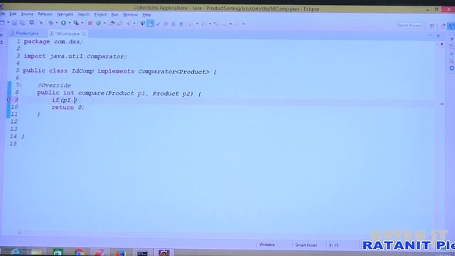 Core java || Collections Framework || video-30 || Data Sorting using Comparator || By Ratan sir смотреть онлайн