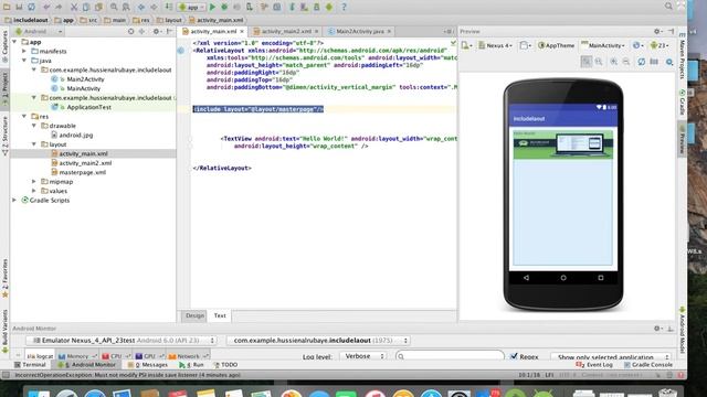 Reusing Layouts with include المزيد | android 123 دورة اندرويد смотреть онлайн