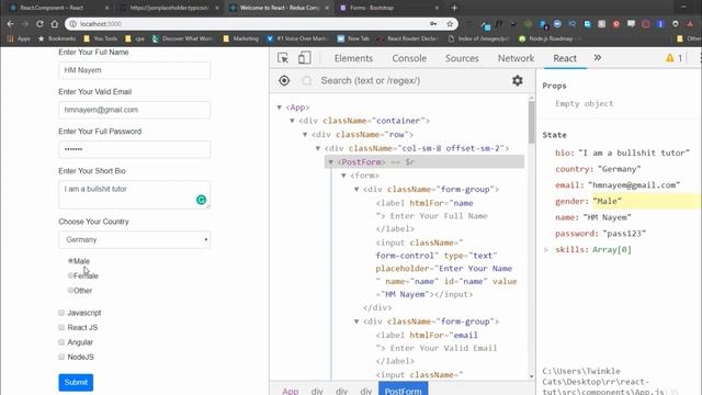 17. React Developer Tools in Bangla | How to Use React Dev Tools | Twinkle Cats смотреть онлайн