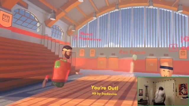 VR BUTT-WHOOPIN' IN DODGEBALL | REC ROOM [HTC Vive] смотреть онлайн