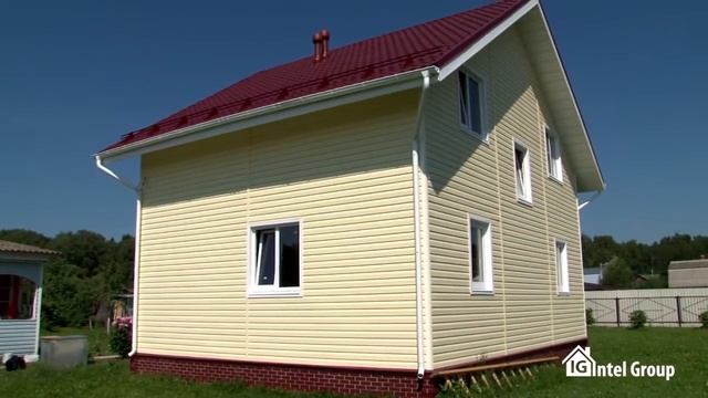 Строительство каркасного дома Берлин 7х9м смотреть онлайн