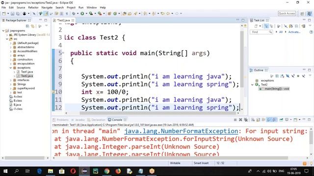 CORE JAVA-21: Exception Handling - PART -1 | core java | Learner's stop смотреть онлайн