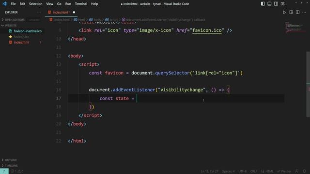 How to Change Favicon on Tab Switch Using JavaScript смотреть онлайн