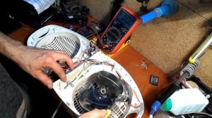 Ремонт Тепловентилятора.  ТЭН накаляется но не дует. Как всегда не сложный ремонт