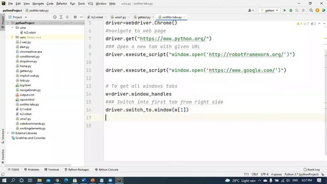 24 Selenium with Python -- Switch to tabs смотреть онлайн
