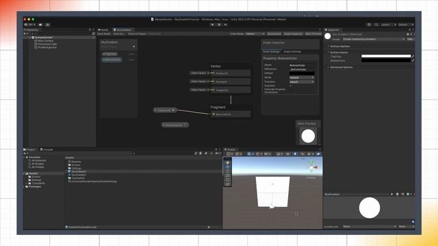 How to make a SKY GRADIENT shader! (Unity Tutorial ??) смотреть онлайн