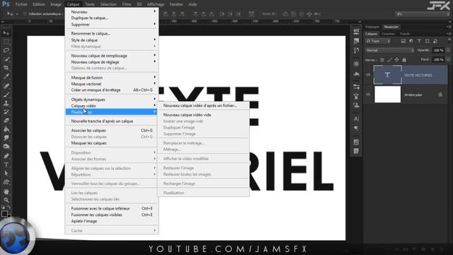 Formation Photoshop CS5 & CS6 - Vectoriser un Texte en 2 Click sous CS6 смотреть онлайн
