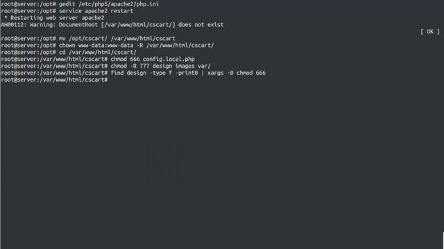 CS-Cart installation on ubuntu Linux смотреть онлайн