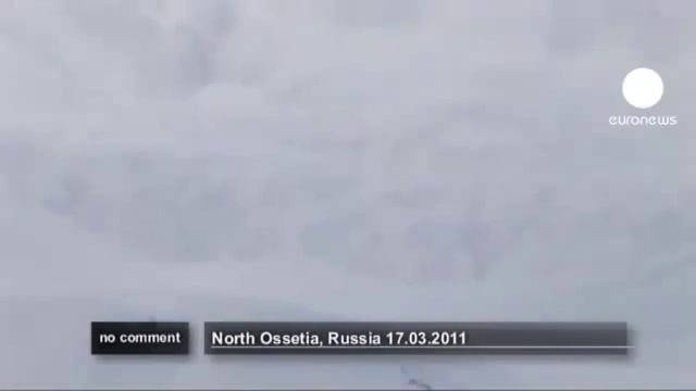 Искусственный сход лавины в Северной Осетии смотреть онлайн