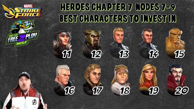 Level 70 Unleashed - Best Characters | Resource Management 2021 - Marvel Strike Force смотреть онлайн
