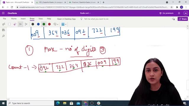 Radix Sort | First step to DSA| Sadaf Khan | GeeksforGeeks School смотреть онлайн