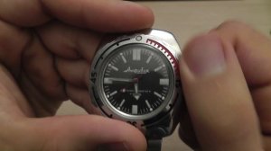 Обзор часов Восток Амфибия 090916 с мех. 2415 на браслете.