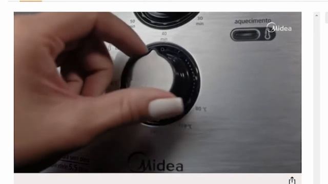 Fritadeira Eletrica Midea 5.5 litros | Air Fryer Sem Óleo Midea MIDEA family смотреть онлайн