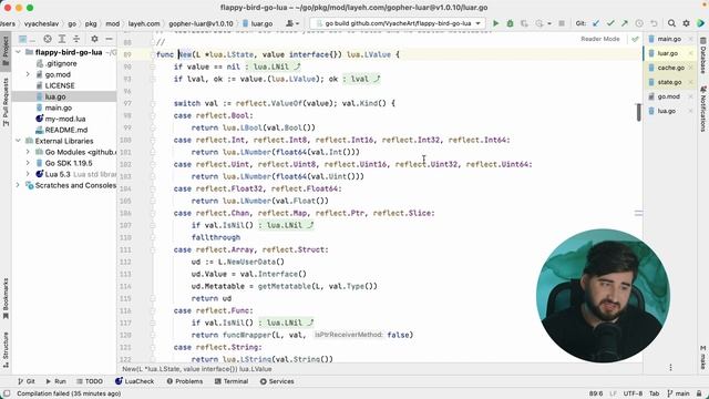 Как работать с Lua в Go через GopherLua на примере игры на Go – VyacheArt смотреть онлайн