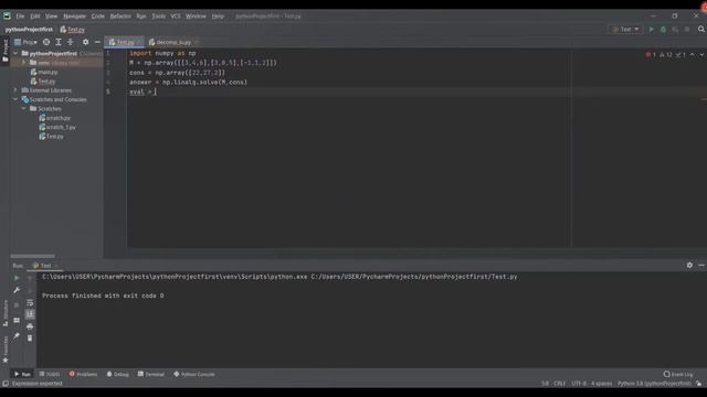 Python Programming - Solving Systems of Linear Equations (via Matrices) | Linear Algebra смотреть онлайн