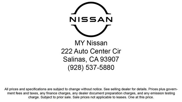 2024 Nissan Leaf SV Plus Hatchback Salinas Monterey Watsonville Gilroy Hollister смотреть онлайн