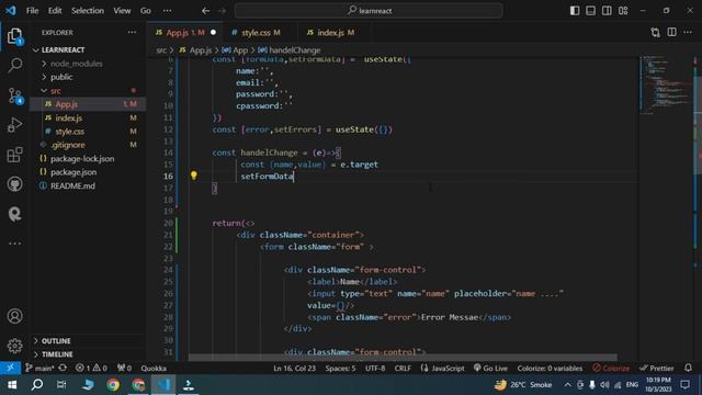 MASTER REACT JS IN ONE VIDEO | Learn Form Validation in React JS смотреть онлайн
