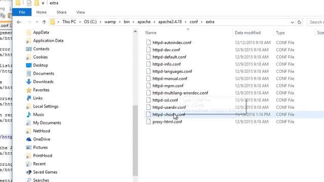 How To Create A Virtual Host in Windows 10 with WAMP (Apache) смотреть онлайн