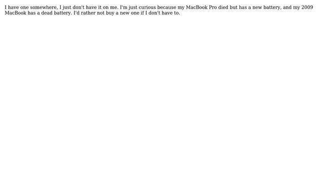 Apple: Can a MacBook Pro 13 (Mid-2010) battery be used in a 2009 unibody polycarbonate MacBook? смотреть онлайн
