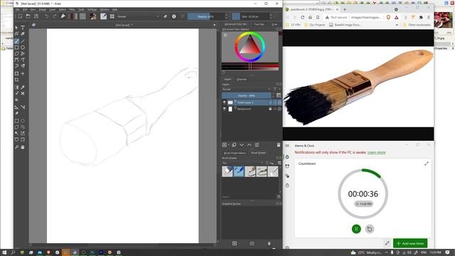 Paint Brush - The Daily Sketch - Episode #97 смотреть онлайн