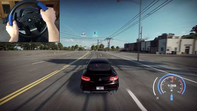 Mercedes AMG C63 - Need For Speed Heat | Thrustmaster Steering Wheel Gameplay | PS5 смотреть онлайн