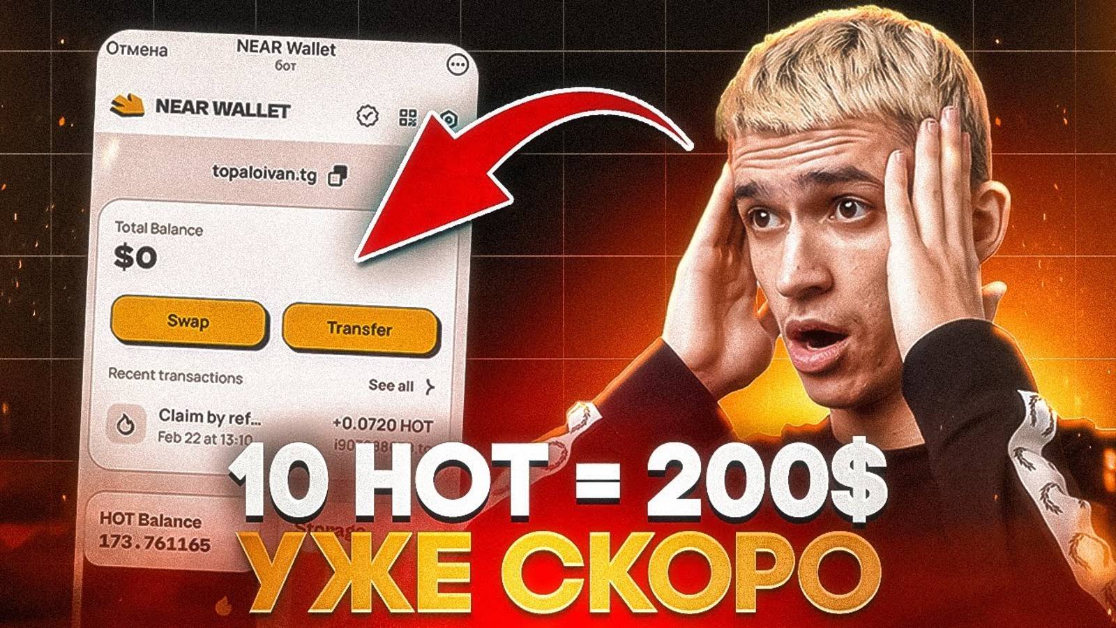 СРОЧНО следи за ДРОПОМ от Near Wallet | Кому раздадут ДРОП Hot Near | Ton Coin