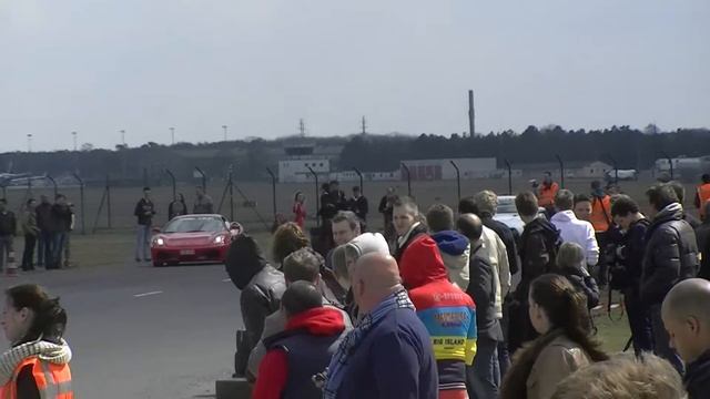 Ferrari F430 vs Nissan R35 GTR @ spring event Weeze 2013 смотреть онлайн