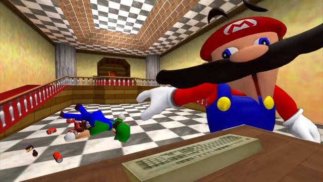 SUPA MARIO 2 LUIGI DRUNK AGAIN смотреть онлайн