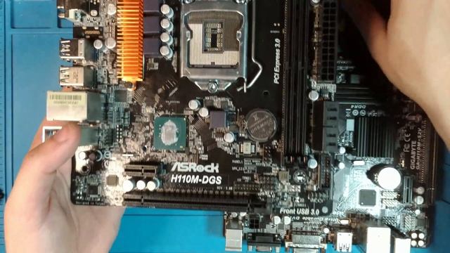 Сравнение двух материнских плат на H110 чипсете. смотреть онлайн