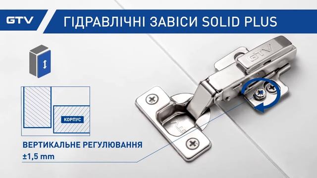 Петли с доводчиком SOLID PLUS GTV смотреть онлайн