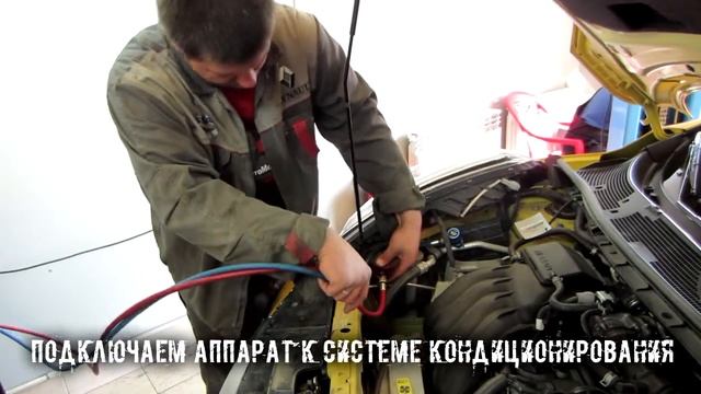 АвтоМолл Белгородский! Заправка и очистка кондиционера смотреть онлайн
