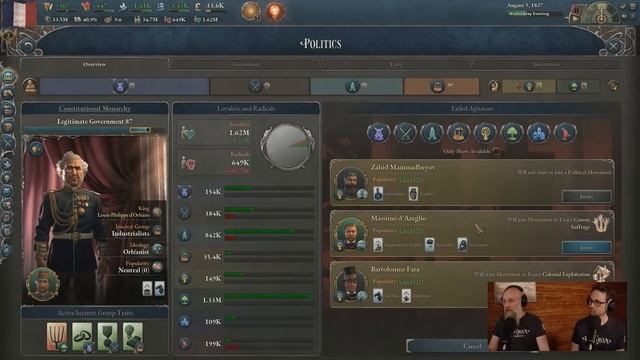 Victoria 3 - Voice of the People First Stream смотреть онлайн