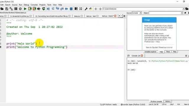 Working in Spyder IDE || How to do coding using Spyder IDE || How to use Spyder IDE || смотреть онлайн