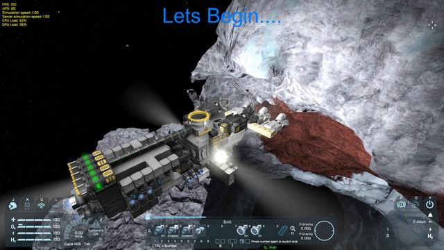 Space Engineers - How to drill without collecting stone смотреть онлайн